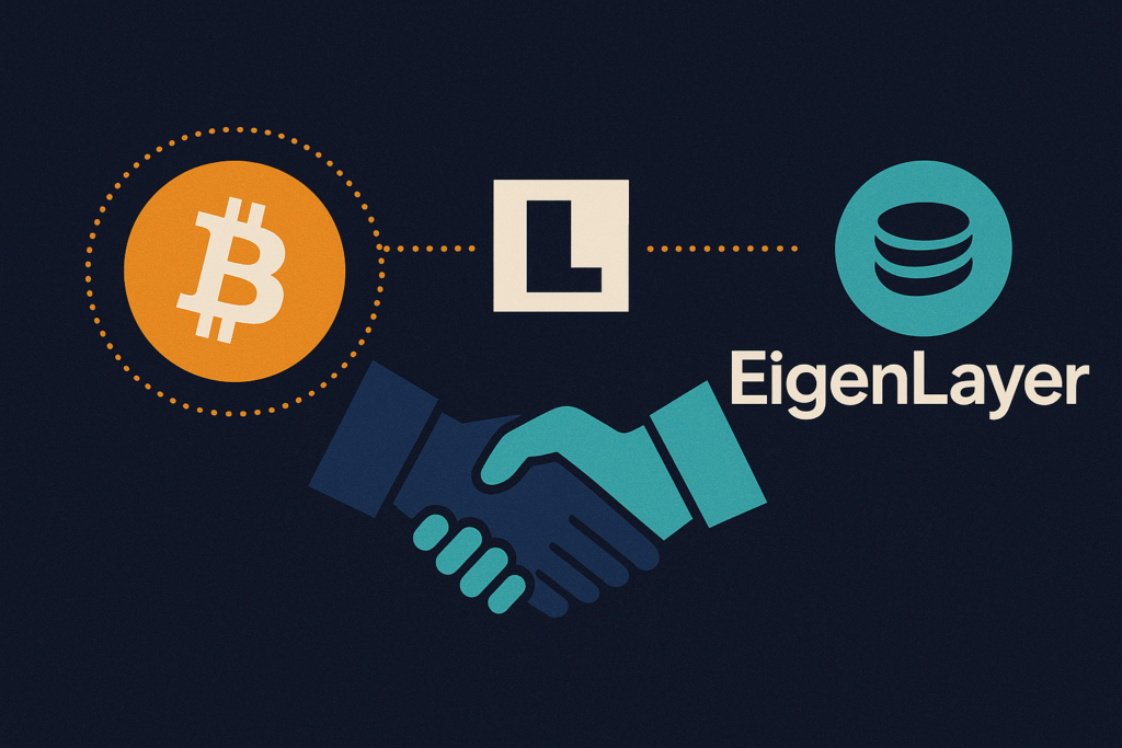 Restaking Restaking de Bitcoin avança com Lombard e EigenLayer