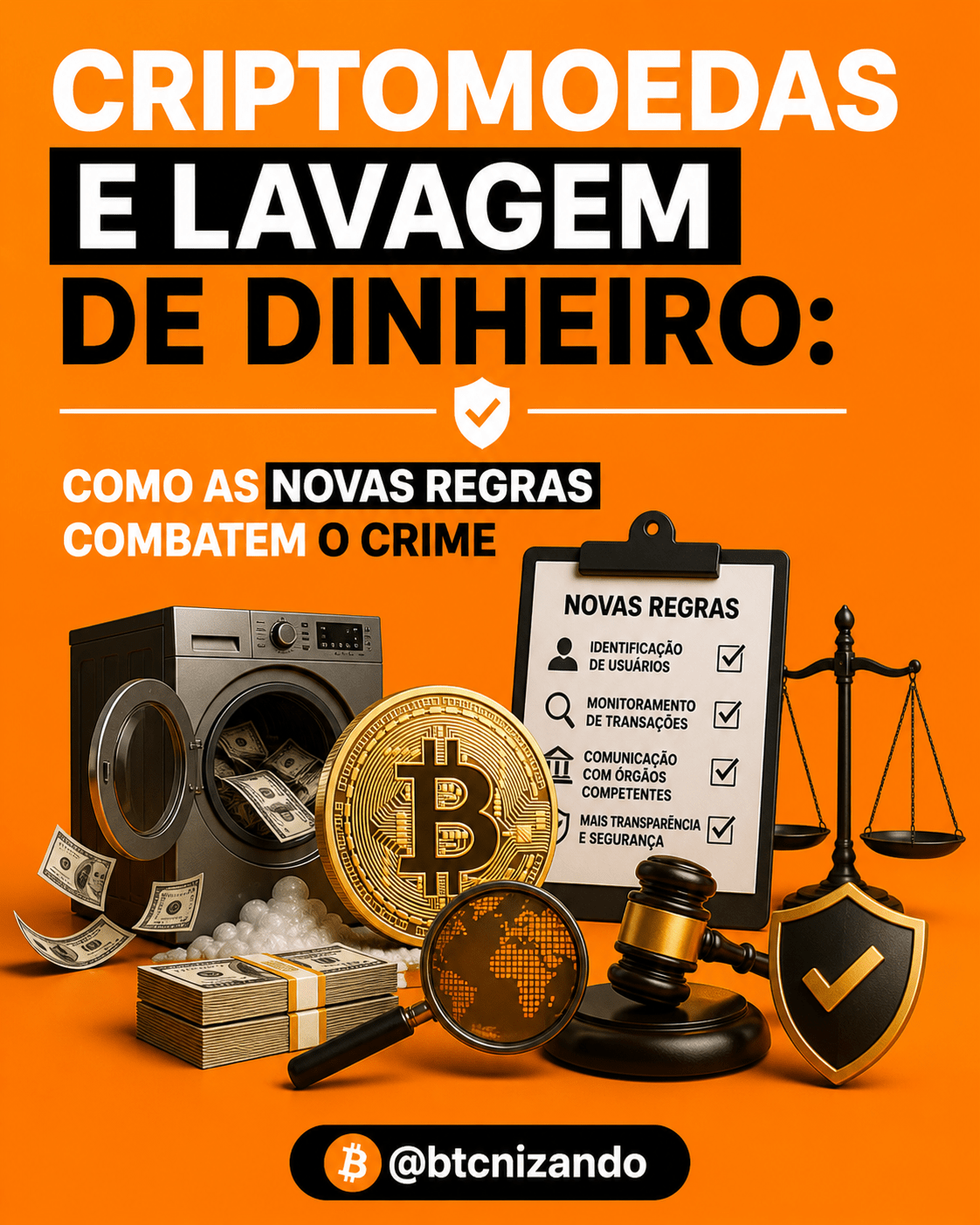Criptomoedas e lavagem de dinheiro: como as novas regras combatem o crime