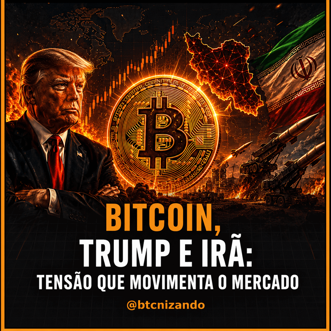 Bitcoin Supera Ouro e S&P 500 desde Guerra EUA-Ira