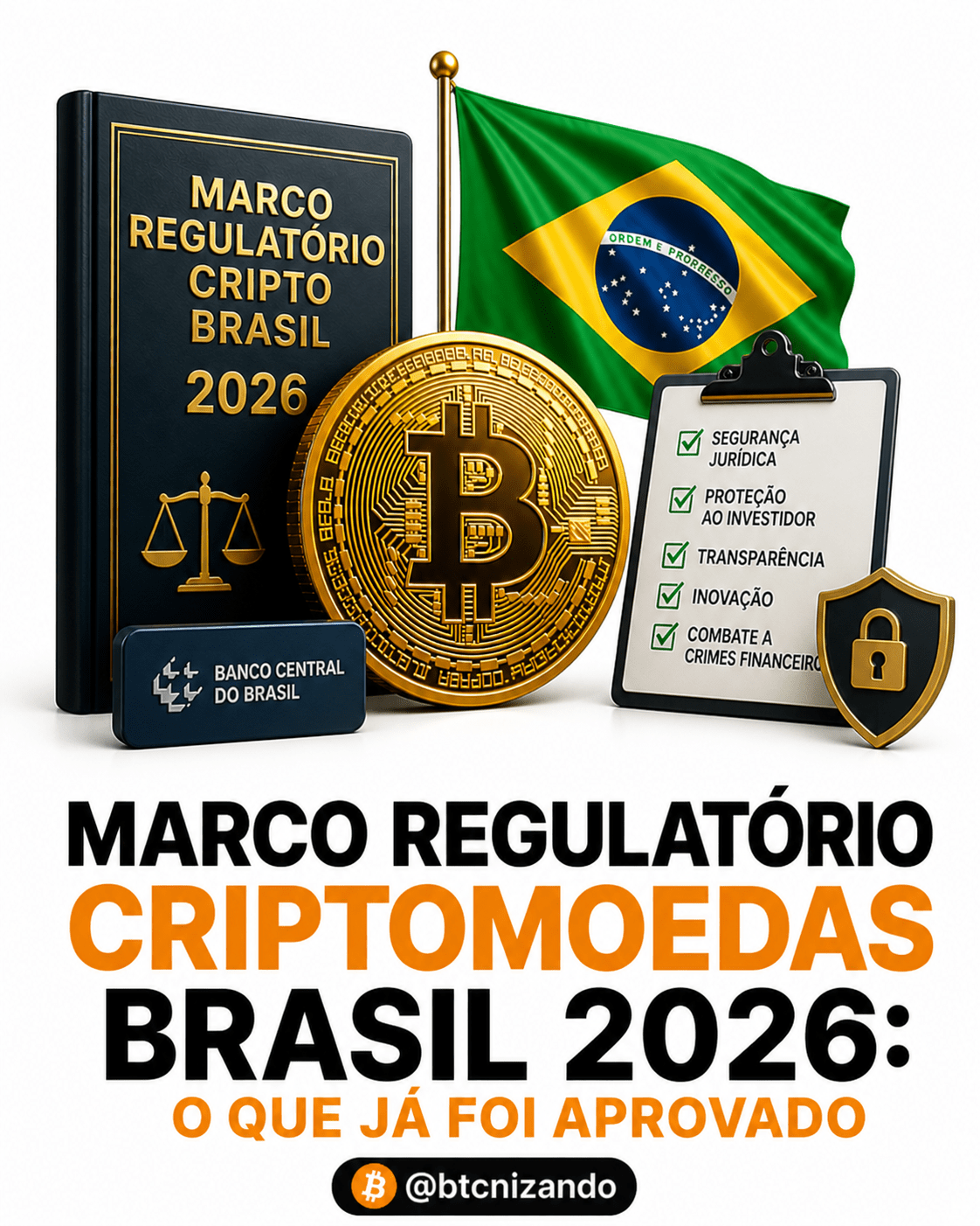 Marco regulatório criptomoedas Brasil 2026: o que já foi aprovado