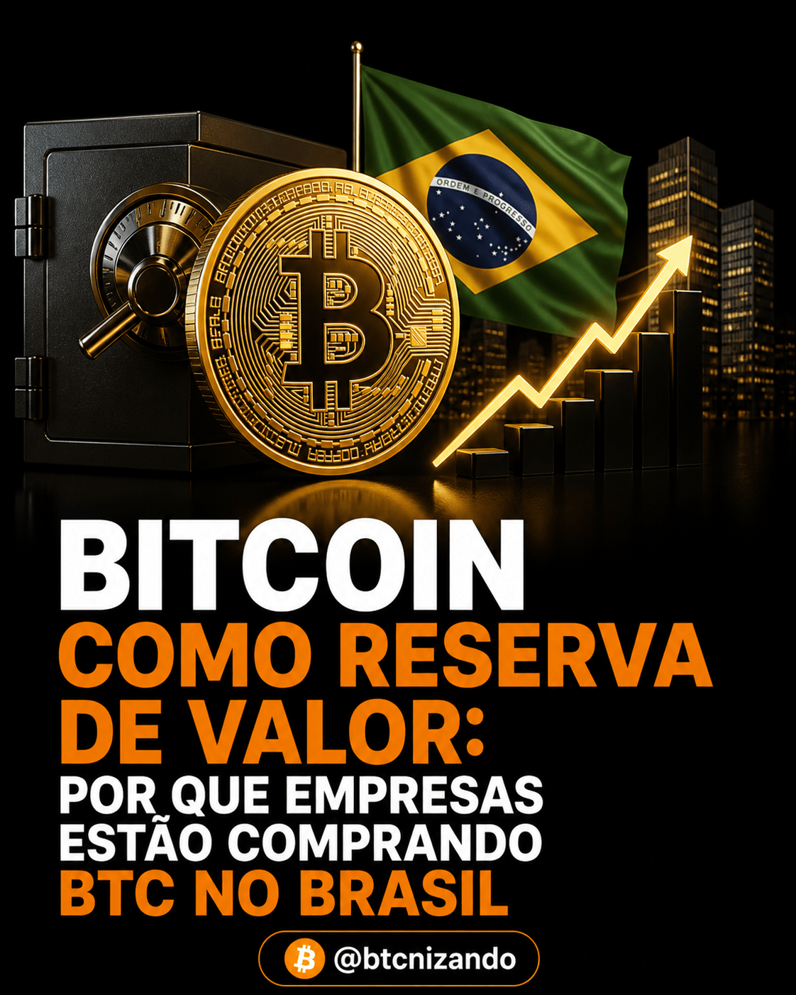 Bitcoin como reserva de valor: por que empresas estão comprando BTC no Brasil