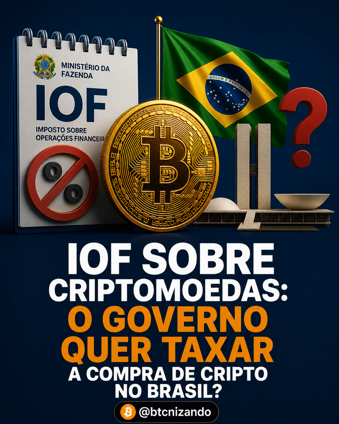 IOF sobre criptomoedas: o governo quer taxar a compra de cripto no Brasil?
